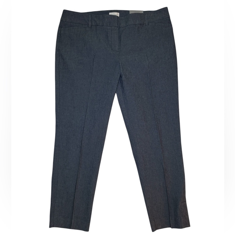 Van Heusen Classic Fit Ankle Stretch Denim Trouser Size 12 Short